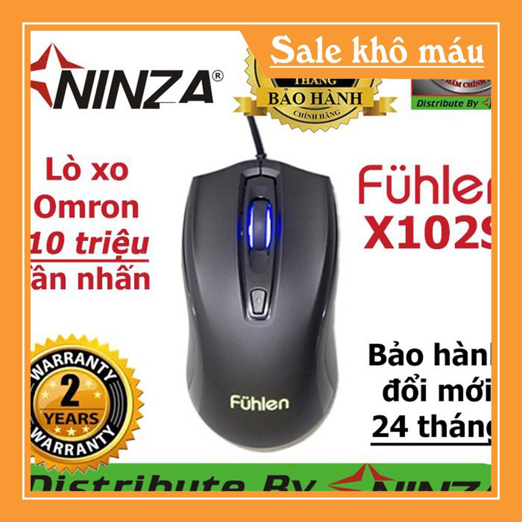 [FreeShip] Chuột Gaming Fuhlen X102S - Màu đen - Có đèn led - Team ninza phân phối - BH 24 tháng [Ảnh Thật]