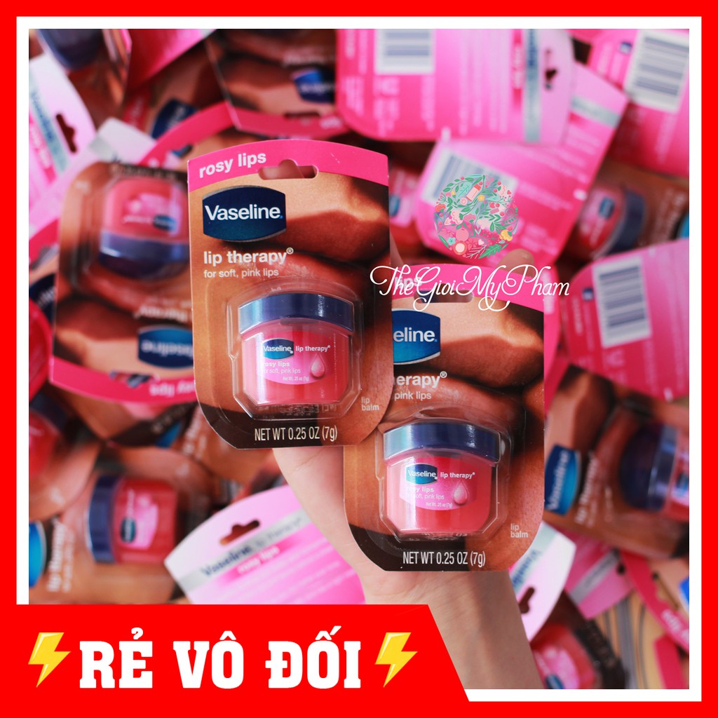 Dưỡng Môi Vaseline Lip Hồng Dạng Sáp [ mini 7g ] | BigBuy360 - bigbuy360.vn