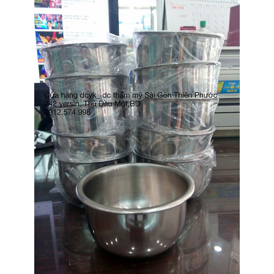 Mua Chén inox 8cm dùng trong y tế giá rẻ nhất | TecKi.Vn