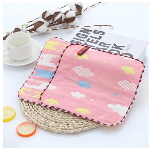 🌼🌼Mua Là Có Quà🌼🌼Set 5 Khăn rửa mặt xô 6 lớp sợi tre LEE KID, khăn xô rửa mặt mềm mịn cho bé có họa tiết-(túi zip)