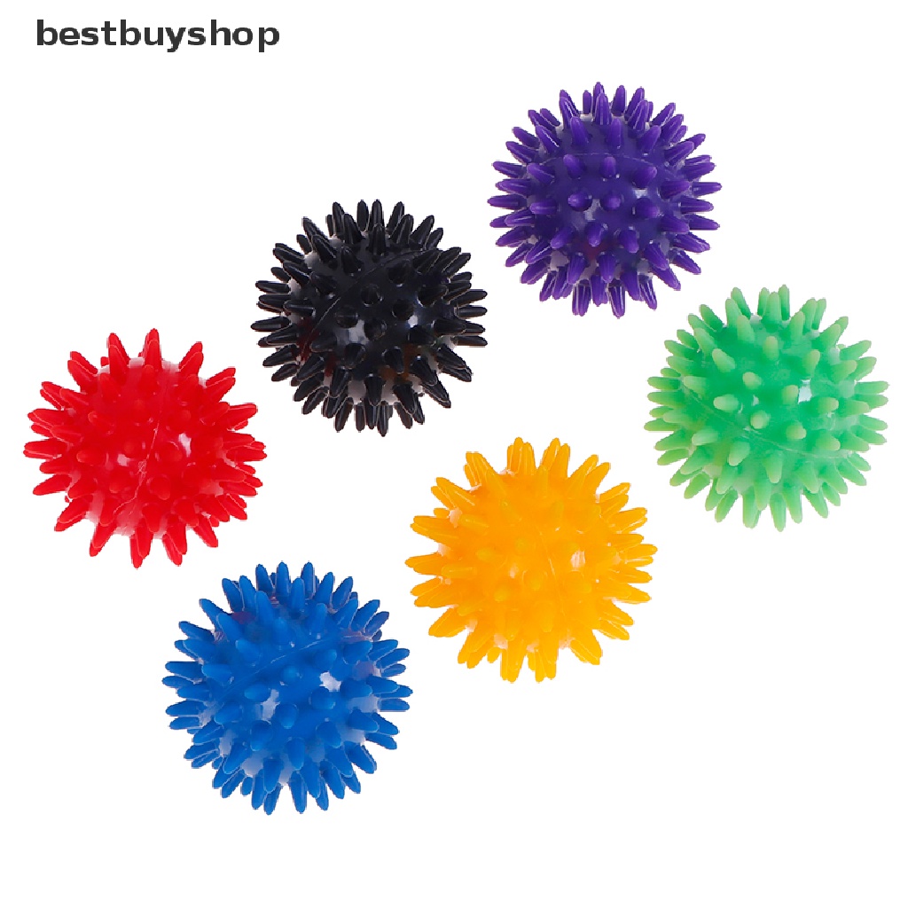 Quả Bóng Cứng Gai Mát Xa Toàn Thân Kích Thước 6cm Hỗ Trợ Luyện Tập Thể Hình