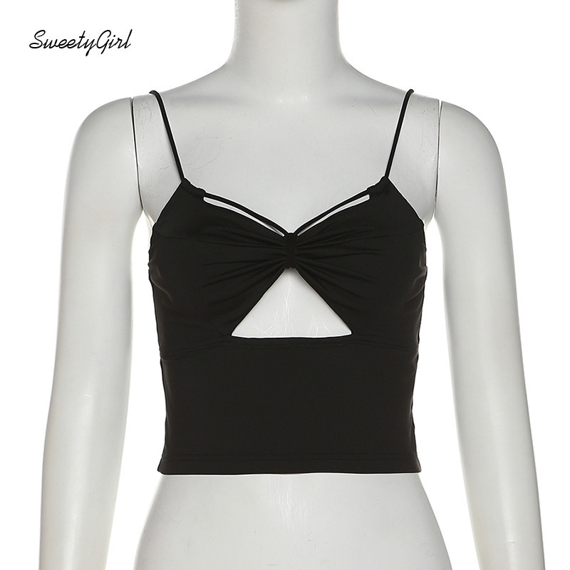 Áo Tank Top Cổ Chữ V Màu Sắc Trơn Thời Trang 2022 Quyến Rũ Cho Nữ