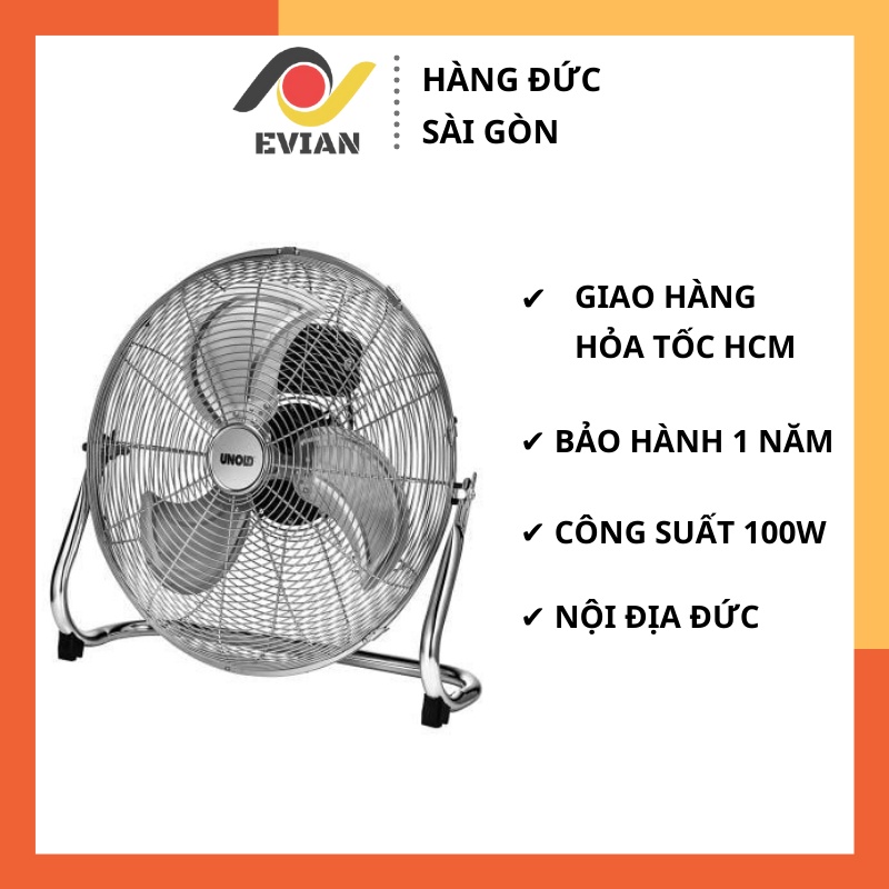Quạt Sàn UNOLD 86756 Windmaschine Speed công suất lớn, hàng Đức