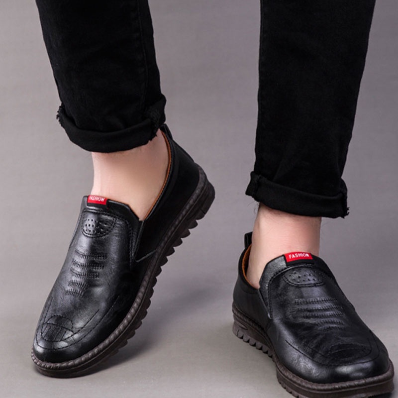 Giày Lười Đế Mềm Phong Cách Doanh Nhân Nam Tính