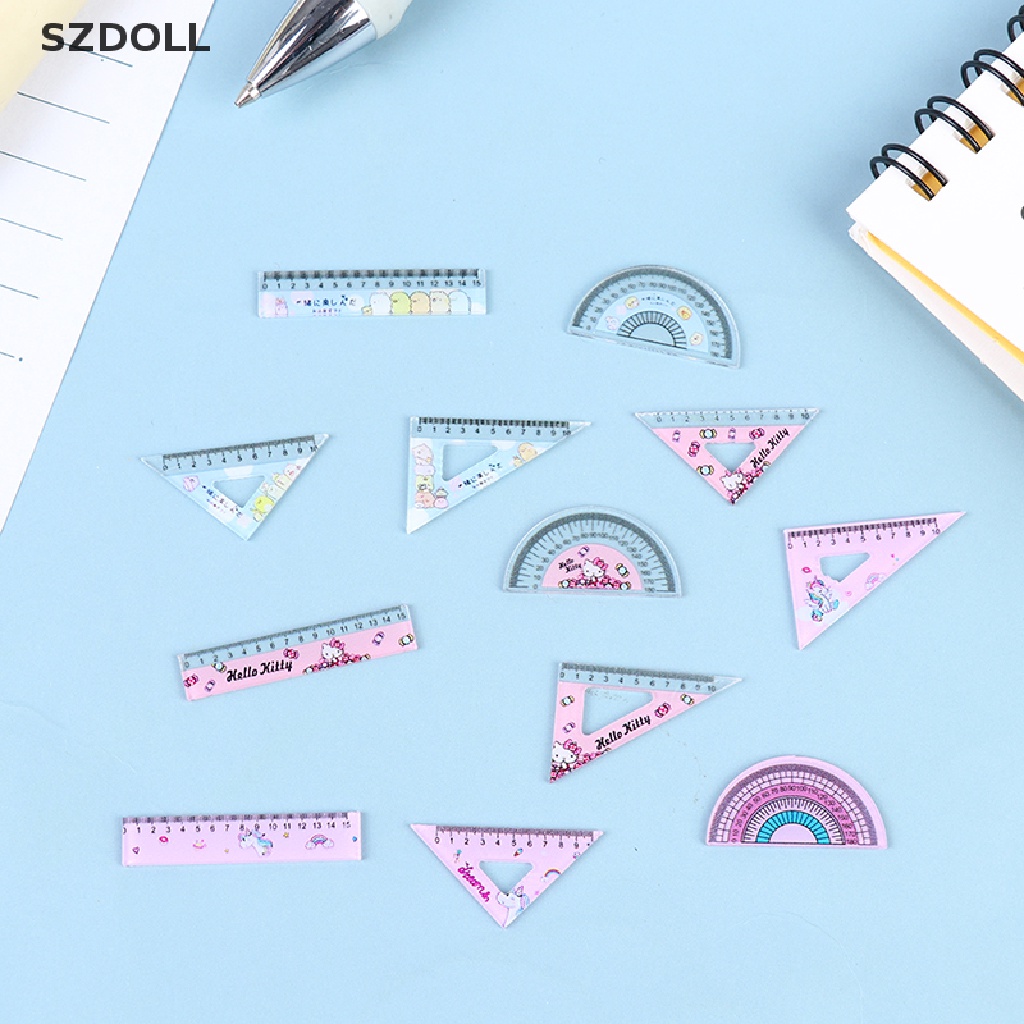 Set 4 thước kẻ tỉ lệ 1:12 cho nhà búp bê