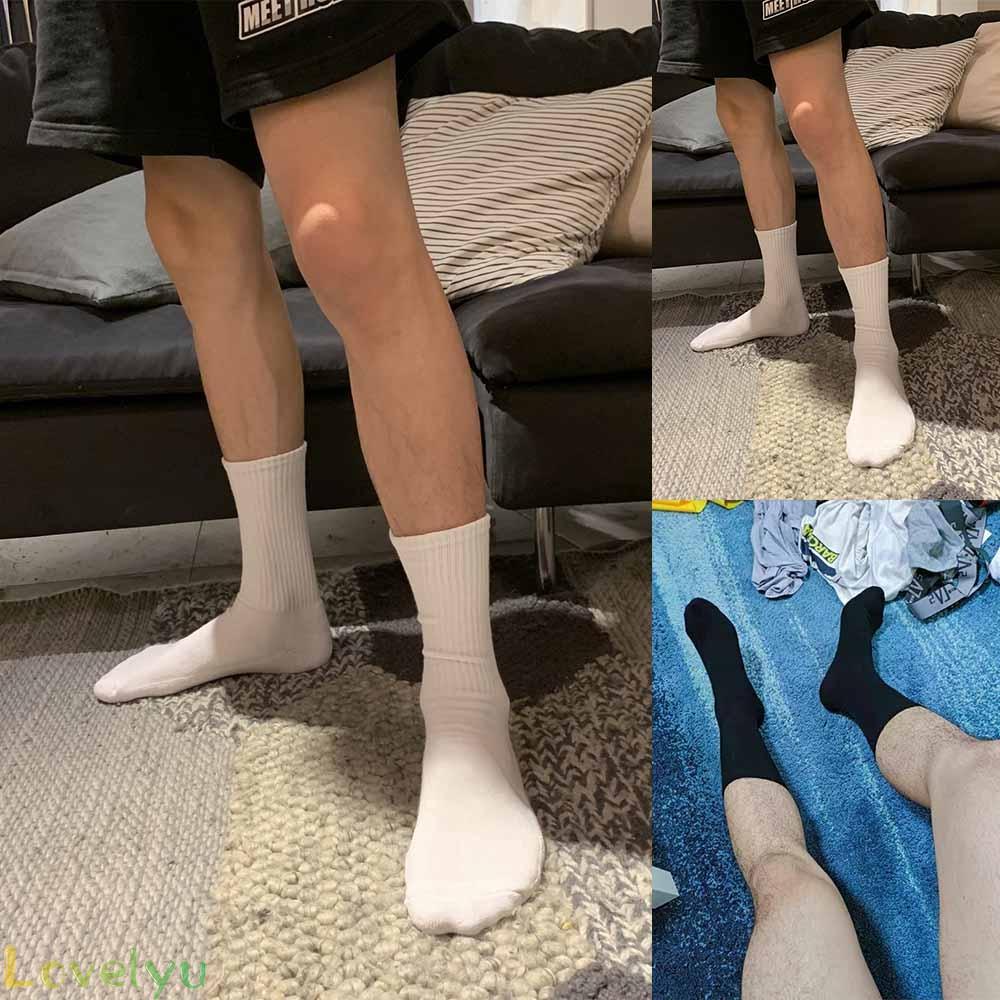 ◀READY▶Socks Sexy Solid Breathable Cotton Fashionable One Size 100% Brand New# Good Quality