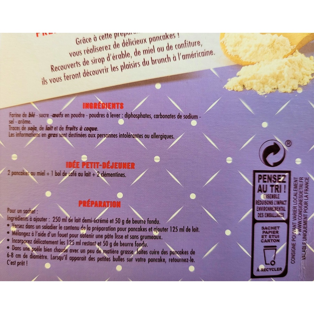[Hộp 350g] BỘT LÀM BÁNH ĂN SÁNG [France] CSN Pancake Powder