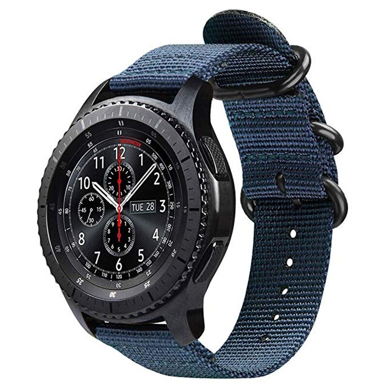 Dây Nylon Cho Đồng Hồ Thông Minh Amazfit Gtr2 Gtr 47mm Xiaomi Amazfit Pace 1 2 2s 3 Stratos Dài 22mm