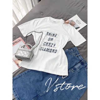 Áo phông Shine 2139 (Trắng) nam nữ unisex