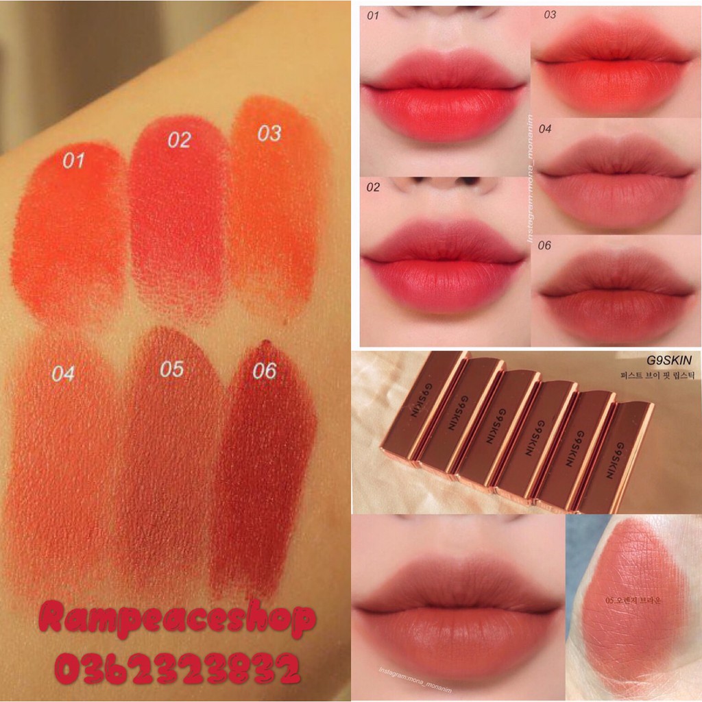 Son Thỏi G9 Skin First V-Fit Lipstick