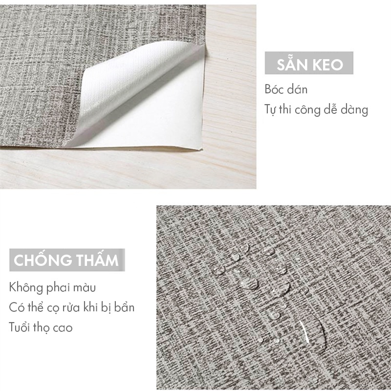 Giấy dán tường màu trơn đơn giản hiện đại nhiều mẫu