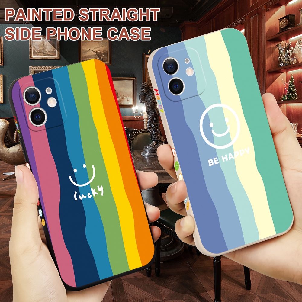 Ốp điện thoại dẻo họa tiết kẻ sọc màu xinh xắn cho HUAWEI NOVA 5T 3I 2I 7I HUAWEI NOVA 3 5I 2S 4 5 6 7 PRO SE HONOR 20 20S