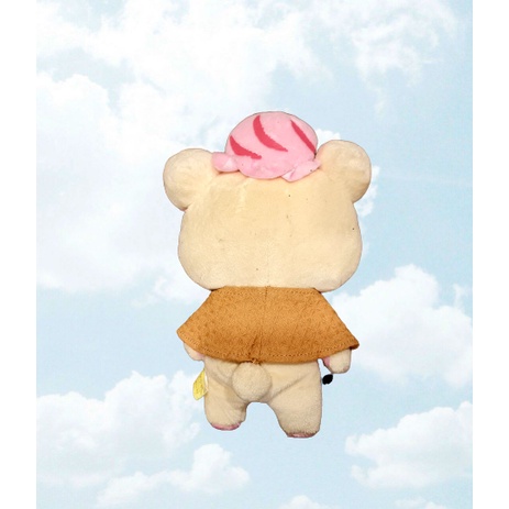 Gấu bông Rila Rilakkuma Korilakkuma cosplay mèo lông xù nhiều mẫu Nhật size nhỡ 10-20cm