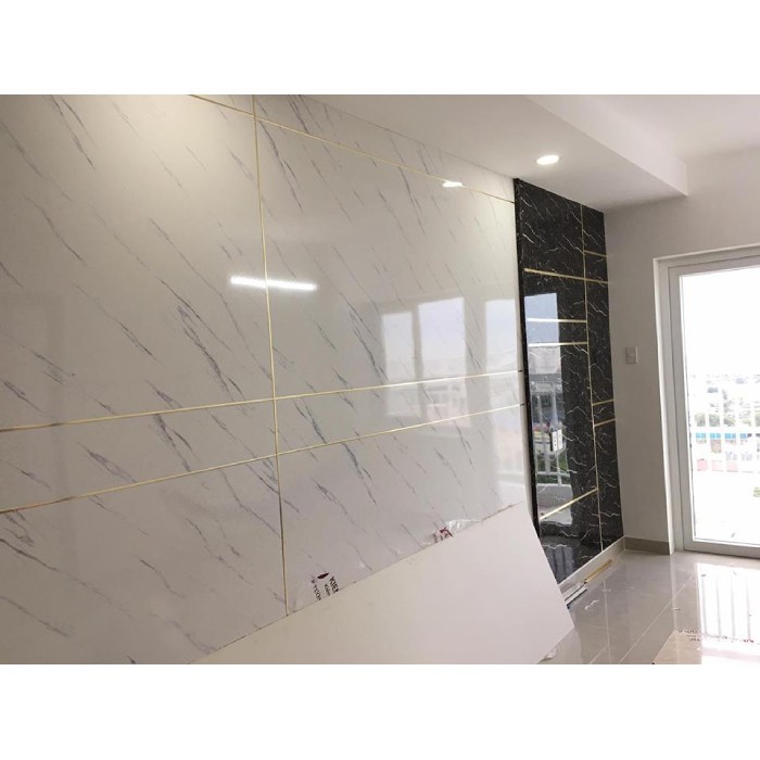 Tấm PVC vân đá  Ốp tường, phòng trang trí không gian siêu đẹp