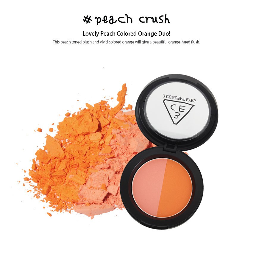 phấn má 3CE DUO COLOR FACE BLUSH