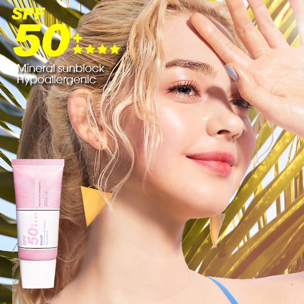 Kem chống nắng MKUP dưỡng trắng da toàn thân SPF 50+ -50ml