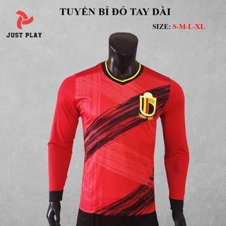 Đồ đá banh Bỉ đỏ tay dài 2020