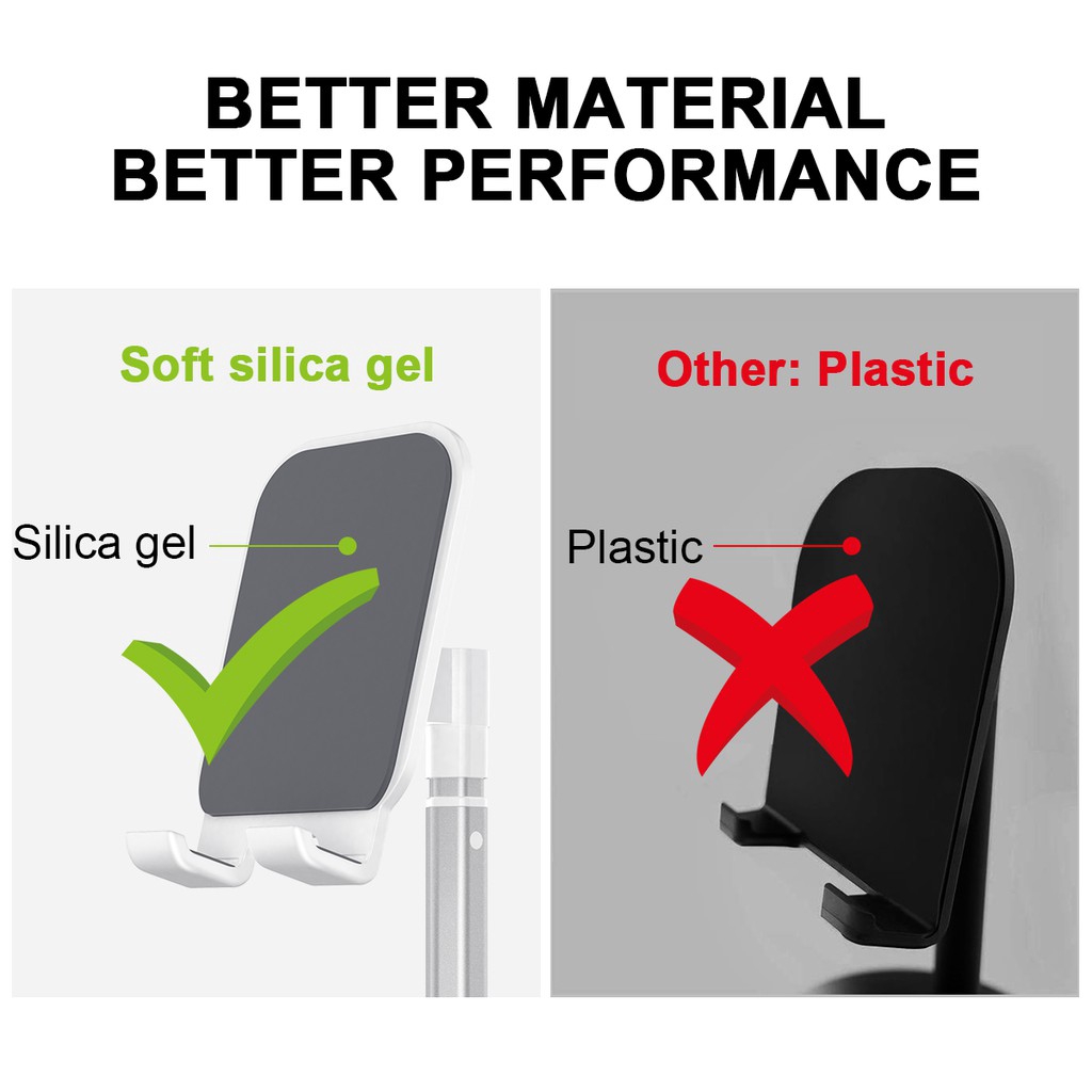 Giá Đỡ Điện Thoại Màu Bạc Có Thể Xoay Được | BigBuy360 - bigbuy360.vn