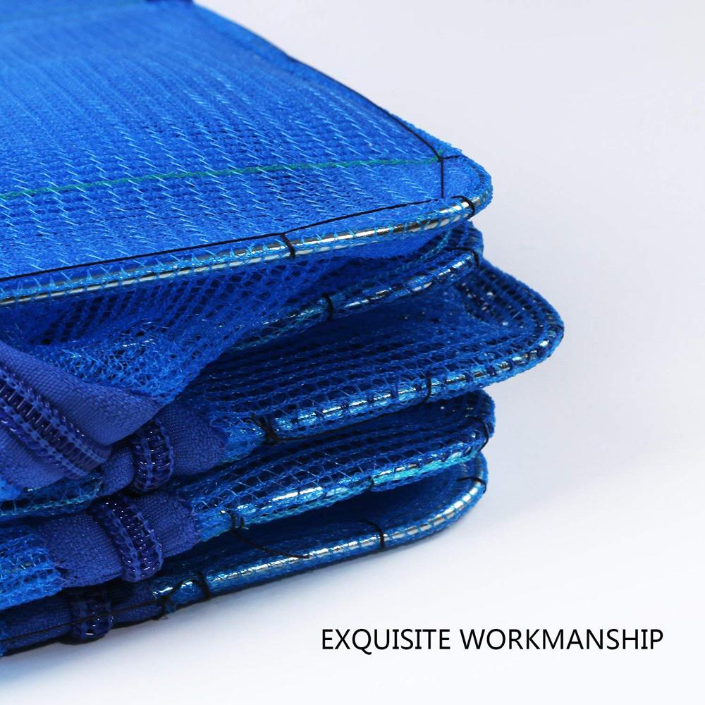 Jarred Lưới Đánh Bắt Cá Thảo Dược 3 Lớp Nylon Có Dây Kéo Không Độc Hại Có Thể Gấp Lại