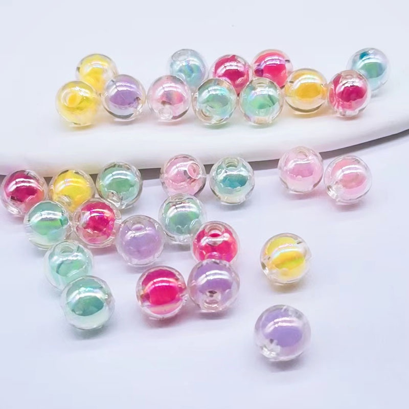 Bộ 30 Hạt Nhựa In Chữ Cái Nhiều Màu Sắc