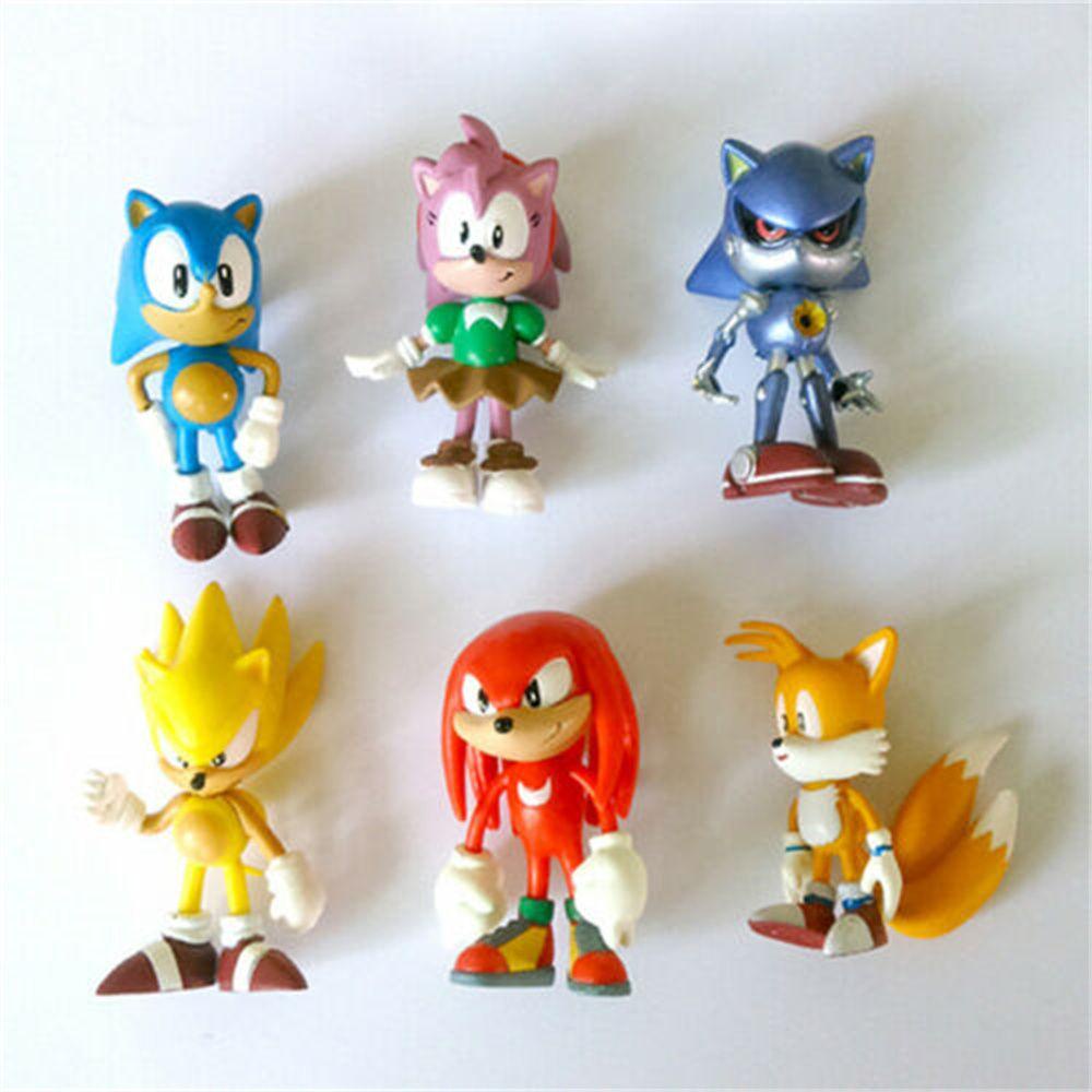 Bộ 6 Mô Hình Nhân Vật Hoạt Hình Sonic