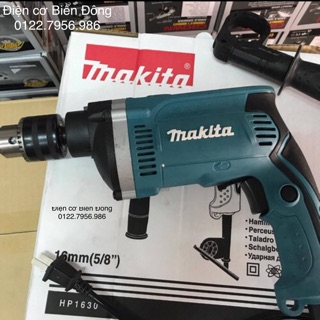🔥FREESHIP🔥 Tặng kèm đầy đủ thướt đo, khoá khoan Máy khoan bê tông MAKITA HP1630 khoan sắt, tường, gỗ, tôn, bắn vít.