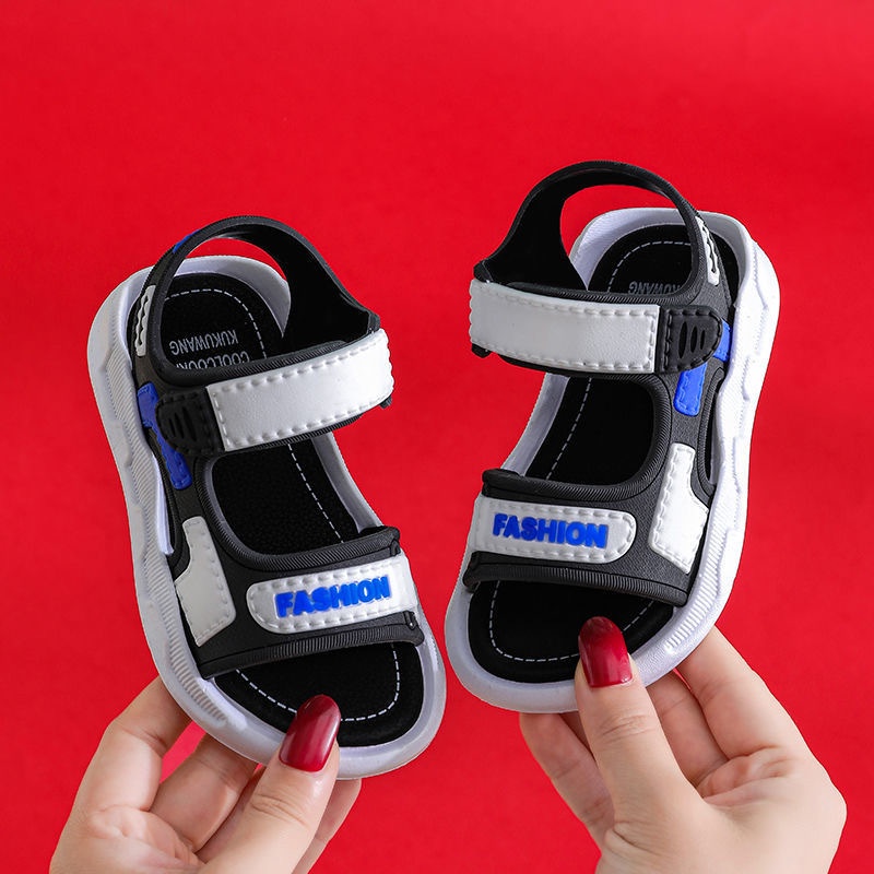 Dép sandal quai hậu hè cho bé trai và bé gái chất cao su mềm êm chân chống trơn trượt hàng Quảng Châu