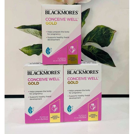 Tăng thụ thai Blackmore Conceive Well Gold mẫu mới (BR)