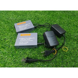 Bộ Chuyển Đổi Quang Điện Netlink HTB - 3100 AB - 25km kèm nguồn to xịn, Cặp 2 Converter quang hàng cao cấp