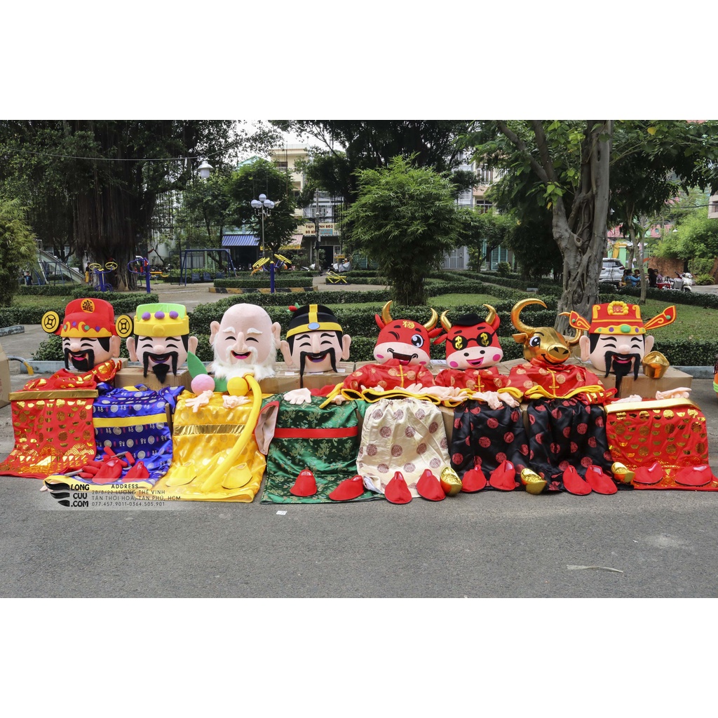 Trang Phục Thần Tài- Mascot- mascot Trâu.
