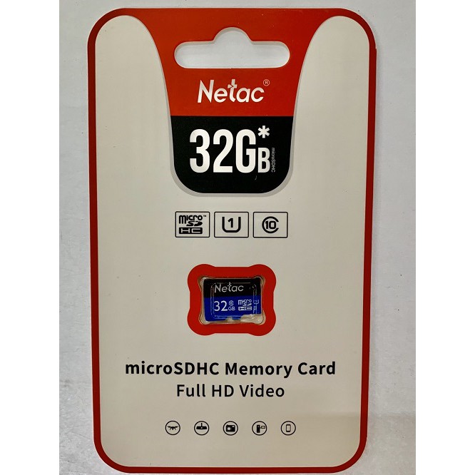 Thẻ Nhớ MicroSD 32GB NETAC PRO A1
