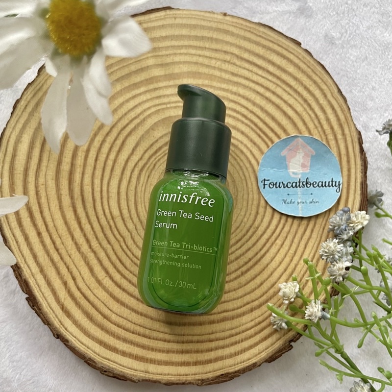 Tinh Chất Dưỡng Ẩm Sâu, Phục Hồi Da Mụn Innisfree Green Tea Seed Serum 80ml