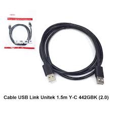 Dây Cáp 2 Đầu USB UNITEK Y-C442 GBK - 1,5M -Unitek-Cable USB Link