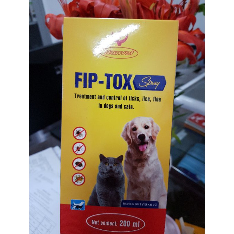 Sp mới han fiftox xịt hết sạch ve rận chó mèo