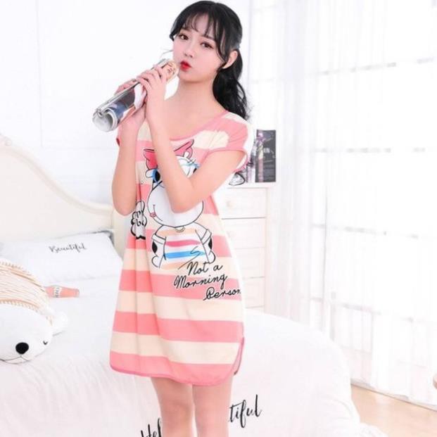 [CUTE ĐẸP] Váy Ngủ Siêu Cute Dáng Suông Siêu Mát ་