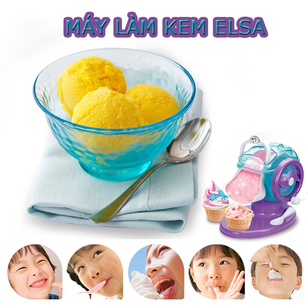 ĐỒ CHƠI MÁY LÀM KEM SỮA TƯƠI 1 NGĂN ELSA