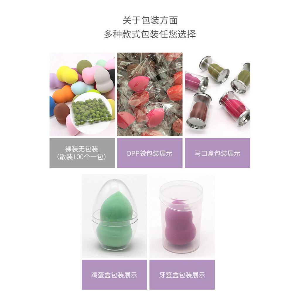 Mút trang điểm mềm mịn thiết kế nhiều kiếu và màu sắc chất lượng cao