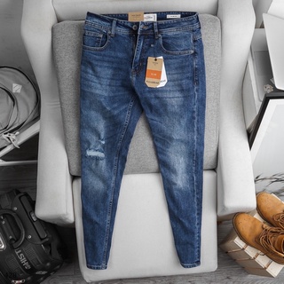 Quần Jean Nam Pullbear dư xịn onweb(form slimfit,chất vải co giãn,ống quần 15-18cm)