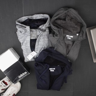 Áo khoác nỉ lót lông cừu VNXK uniqlo hàng đẹp