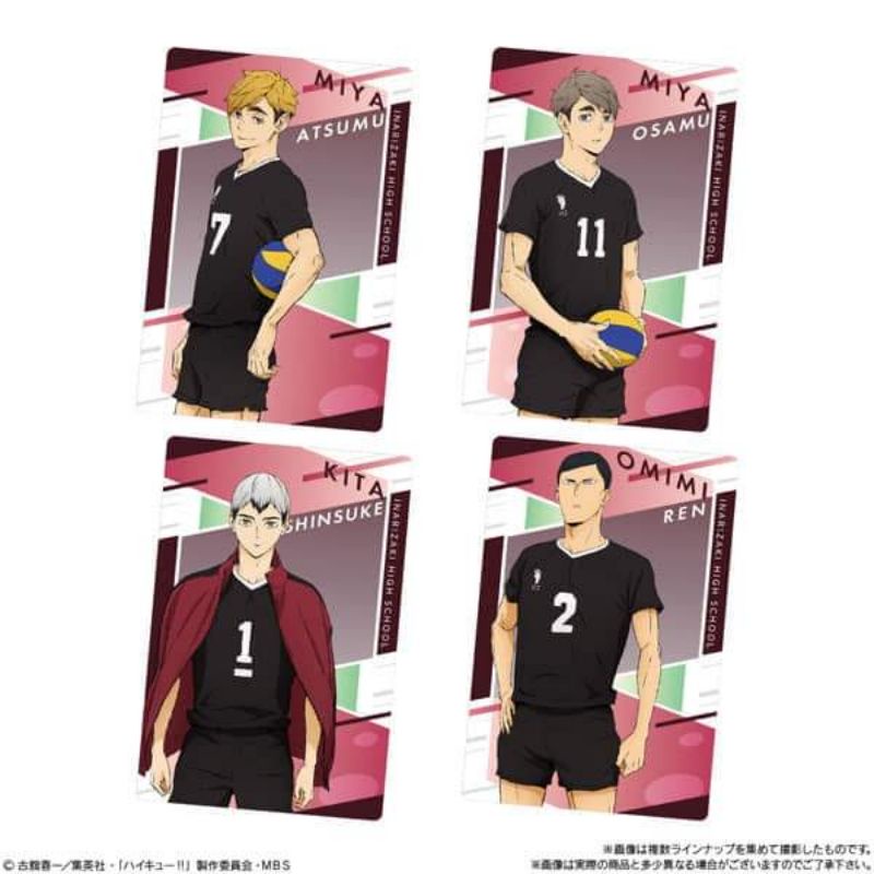 |ĐH| ĐẶT TRƯỚC HAIKYUU WAFER CARD NHÂN PHẨM