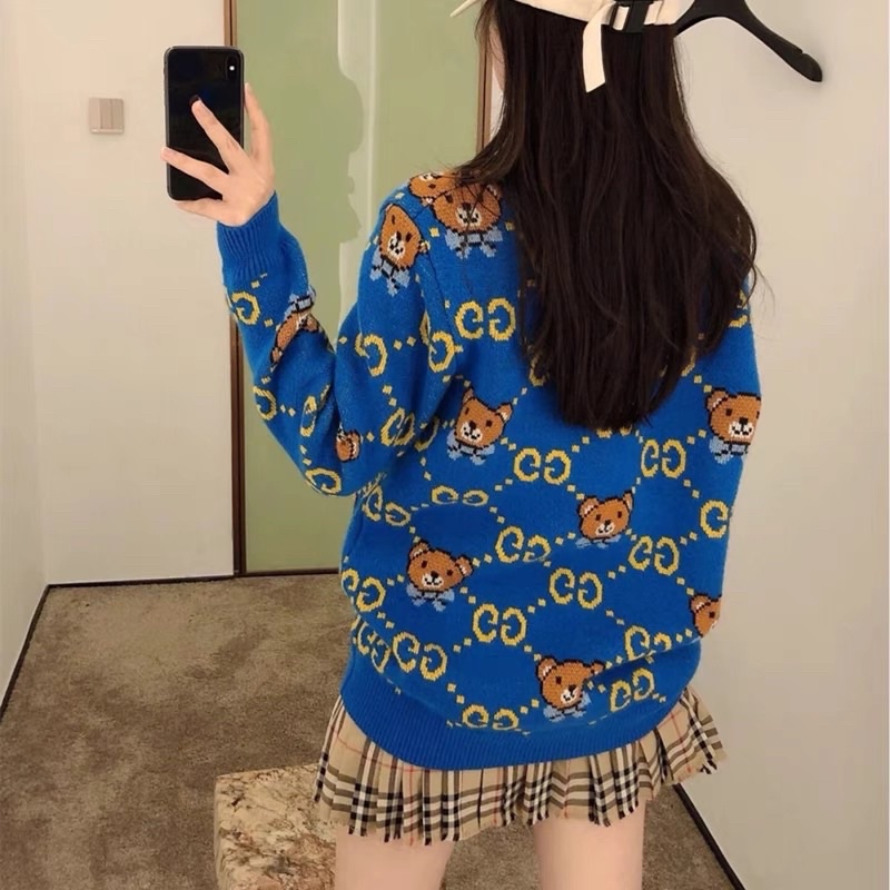 ÁO LEN HÌNH GẤU DÀNH CHO NỮ MÙA THU ĐÔNG