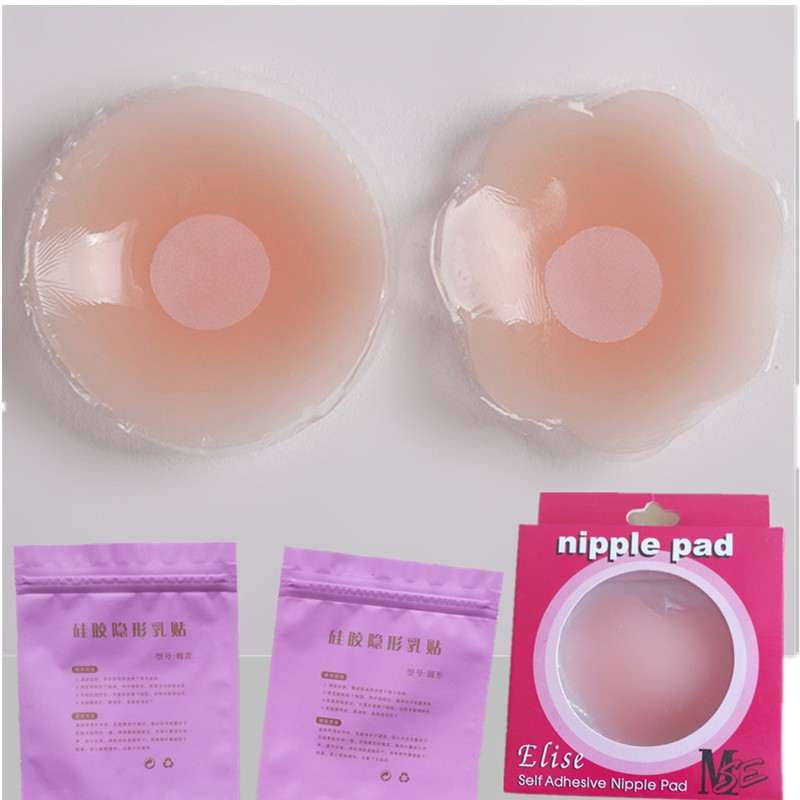 Miếng dán ngực 2 loại ( silicon + su )