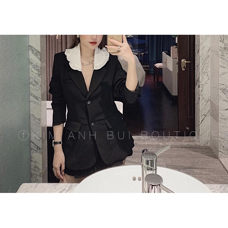 Áo vest cổ pha bèo tháo rời ( Hàng quảng châu )