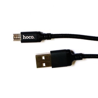 Cáp sạc dây dù Hoco X14 dài 2M - cổng microUSB - Hãng phân phối chính thức