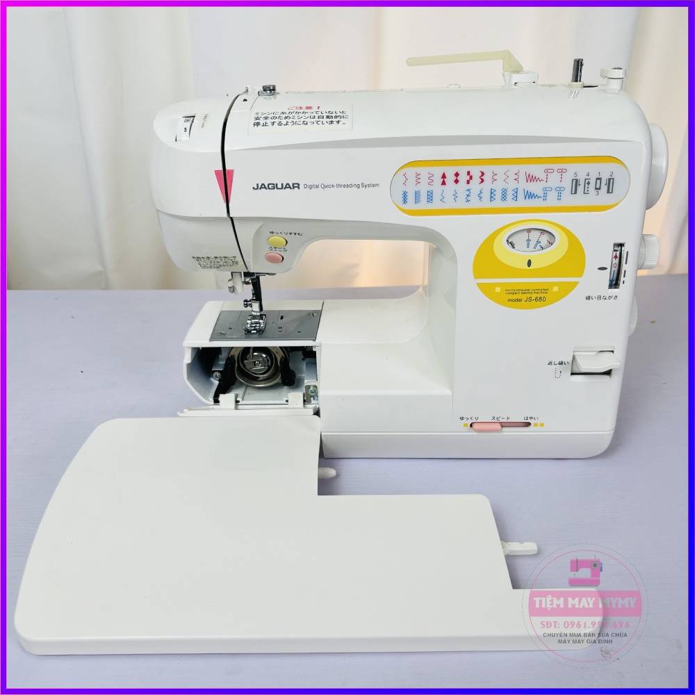Máy May Mini Gia Đình Đa Năng Jaguar JS-680 Bền Rẻ Chất Lượng Nhật Bản