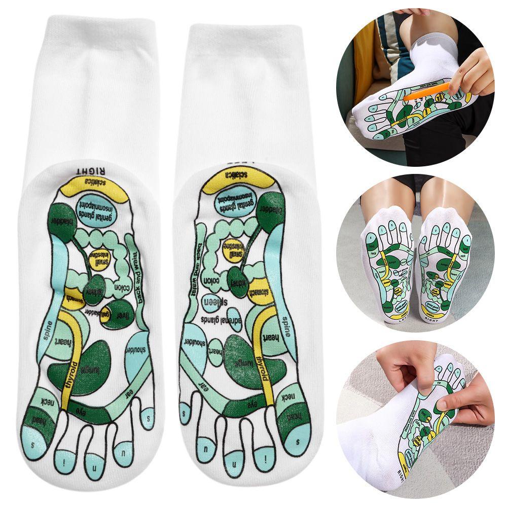 Set 2 Đôi Tất Chân Bấm Huyệt Thư Giãn Chăm Sóc Sức Khỏe