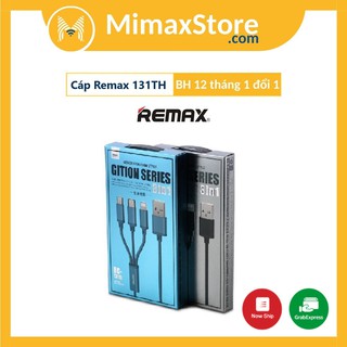 [Hỏa Tốc - HCM] Cáp Sạc Remax 3 Đầu - RC-131TH | Hàng Chính Hãng | Mimax Store