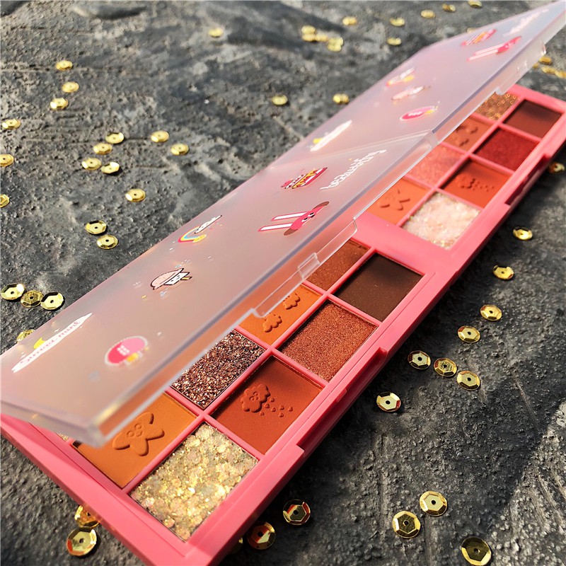 Bảng phấn mắt nhũ lì 12 ô Sweet Mint Beautiful Bling Sena Beauty | BigBuy360 - bigbuy360.vn