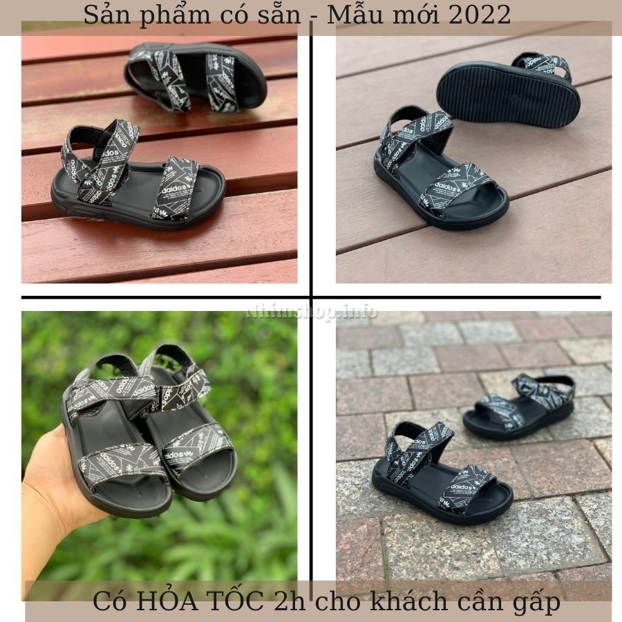 Giày sandal bé trai siêu nhẹ êm chân quai chữ thời trang dép quai hậu dán phong cách Hàn Quốc cho trẻ em 1 2 3 tuổi ST66