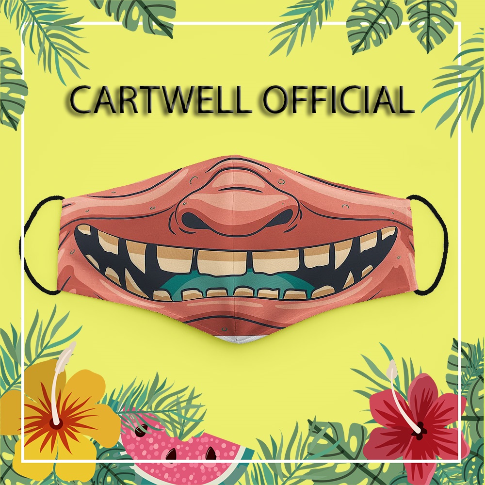 Khẩu trang dễ thương đáng yêu thú cưng cho bé trẻ em cute Hình Vẽ DRAWN CARTWELL dễ thở dây đeo mềm dành cho nam nữ chốn